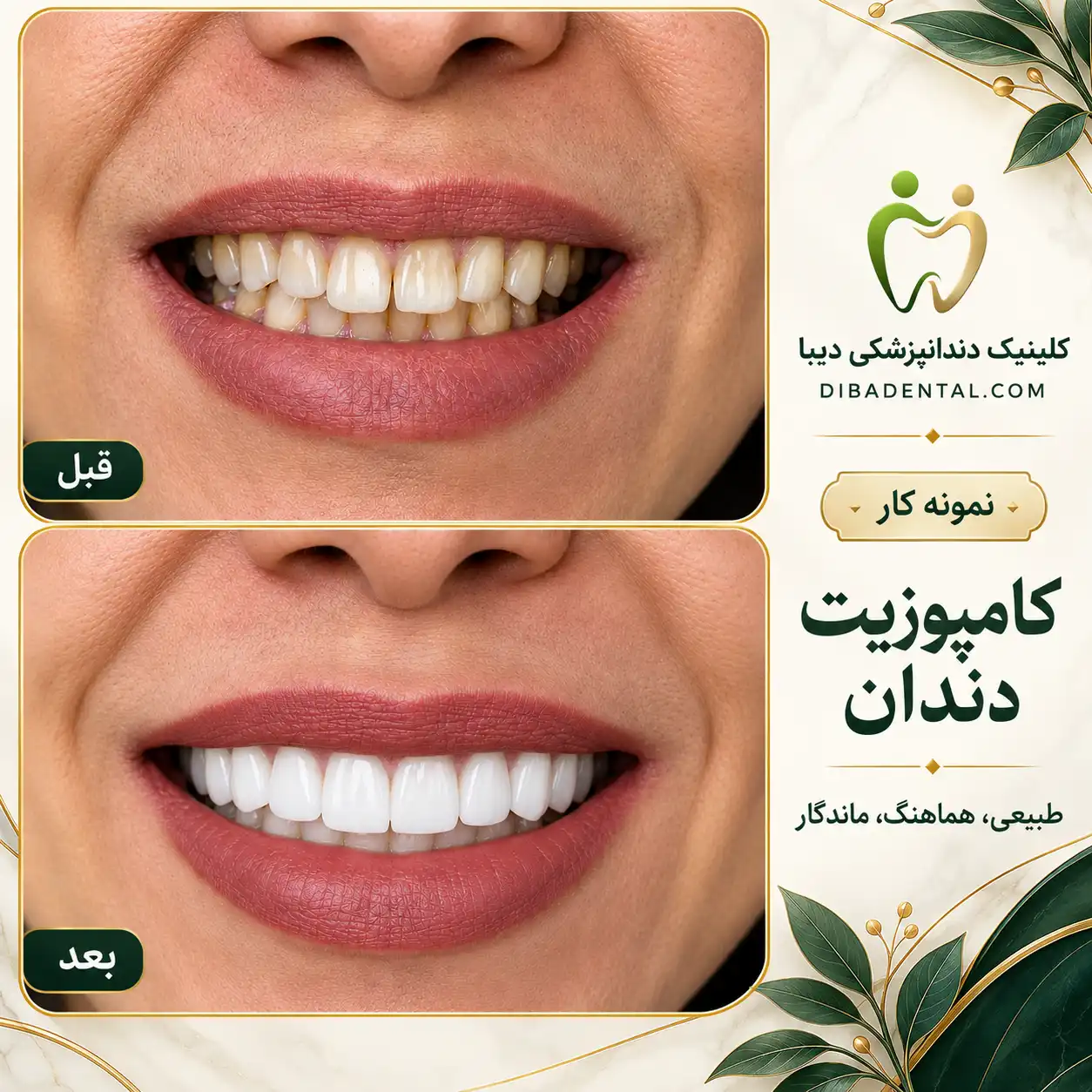 نمونه‌کار دیبا دنتال